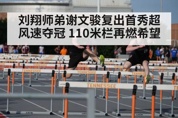 110m hurdles race